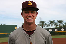 Johnny Sewald, a junior center fielder for Arizona State, said the deeper outfield at Phoenix Municipal Stadium means the Sun Devils will need to become more of a line-drive team rather than focusing on hitting home runs.