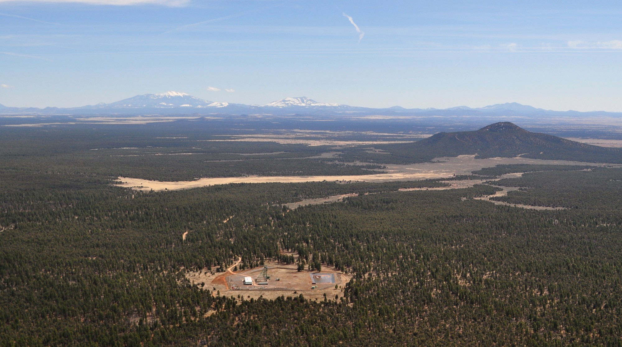 The Canyon Mine in the Kaibab National Forest south of the Grand Canyon was created in the 1980s to tap uranium deposits.