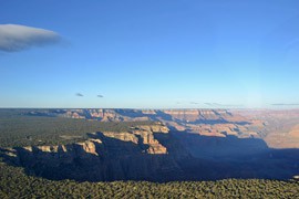 This South Rim view of the Grand Canyon was taken from one of the flight routes that cover national park. The government is trying to encourage quiet-technology aircraft to reduce noise pollution over the park.