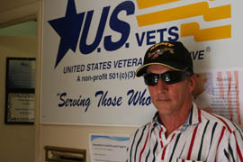 Robert Herr, an Army veteran who became homeless, received help from the private group U.S. Vets in Phoenix. As a result, he has temporary housing and a job.