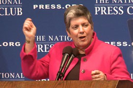 Homeland Security Secretary Janet Napolitano said comprehensive immigration reform is needed, specifically calling for passage of the DREAM Act in her second State of America's Homeland Security Address.