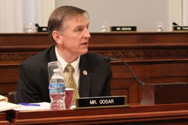 Rep. Paul Gosar, R-Flagstaff, called his bill to correct a surveying error by letting homeowners buy a small parcel of land from the Coconino National Forest a 