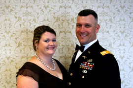 Arizona natives Brian D. Hartman, 35, and wife Kelly, 32, currently live in Louisiana where he is posted to Fort Polk, after serving three deployments in Iraq. Hartman, an Army captain, now helps train soldiers for deployment to Afghanistan.