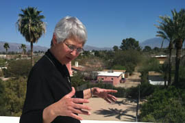 Sister Ramona Varela of the Benedictine Sisters of Perpetual Adoration in Tucson discusses how the order's monastery added renewable energy and increased energy efficiency.