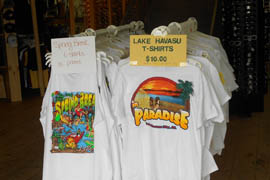 Spring break shirts go on sale for the 2012 season. Lake Havasu City will host an estimated 25,000 to 50,000 people during spring break.