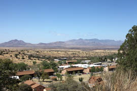 Wide-ranging grassland beyond Fort Huachuca is part of a 2,500-square-mile range used to test sensitive military intelligence. Concerned that development could endanger base operations, a state lawmaker wants Arizonans to vote again on a proposal to allow state trust land to be exchanged for federal land of equal value elsewhere. At present, the state Constitution requires that trust land be sold or leased to benefit schools.