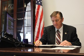 Rep. Paul Gosar, R-Flagstaff, uses social media to reach directly to constituents and to humanize him to voters back home, an aide said.