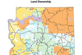Federal land ownership is one source of Western states’ frustration with the federal government. Less than 30 percent of land in Arizona is held by private individuals or state or local governments. The rest is federal or tribal land.
