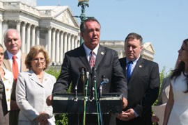 Rep. Trent Franks, R-Glendale, shown in a file photo from May, argued that a 20-week-old fetus can feel pain and that allowing its abortion is 