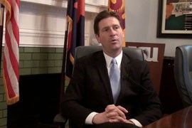 Phoenix Mayor Greg Stanton, in Washington to talk about potential defense budget cuts, said the threat of automatic cuts could have a 