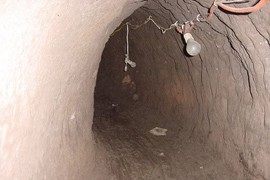 Not all tunnels are as elaborate as this one, found in Nogales in 2001. Scores of tunnels have been found in the border town in recent years.