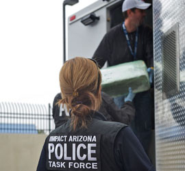 It ended 287(g) in Arizona, but ICE said it will work with local police in other ways, answering phone requests for citizenship checks and checking fingerprints for a suspect's criminal and immigration status.
