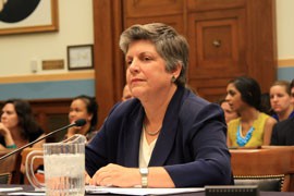 Homeland Security Secretary Janet Napolitano defended her department's policy, announced in June, to exercise 