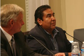 Pascua Yaqui Chairman Peter Yucupicio told a House committee that more than 800 tribal members cannot be added to the tribe's rolls because of an outdated law concerning tribal membership.