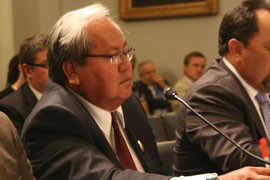 Navajo Nationl Council Speaker Johnny Naize said that a New Mexico lawmaker's bill to divide Army land between the Navajo and Zuni tribes would give the majority of the land to the Zuni.