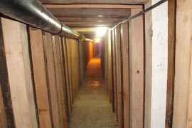 Authorities discovered this drug tunnel under Yuma County in July. Unlike many crude smuggling tunnels, the ductwork, lighting, bracing and flooring in this tunnel show a new level of sophistication by criminals.