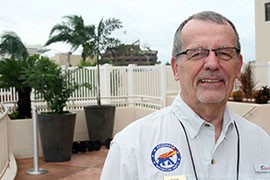 Arizona GOP Chairman Tom Morrissey is upbeat about the Republican National Convention, even though the threat of a hurricane near Tampa has scambled the first few days of the event.