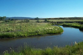 The Little Colorado River flows through eastern Arizona near Springerville. Arizona's Supreme Court ruled Wednesday, that Arizona doesn't have federally reserved water rights for land given to it in trust by the federal government.