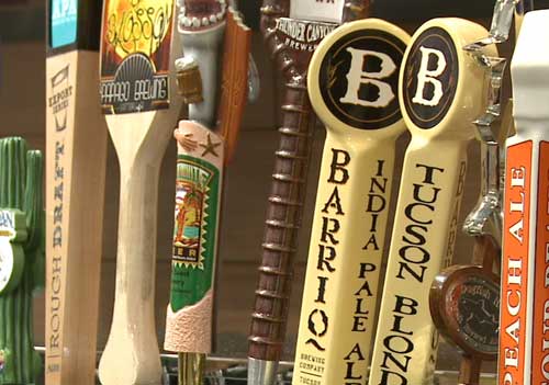 A new law allows companies with a liquor license and breweries to sell craft beers in growlers. State Rep. J.D. Mesnard, R-Chandler, says this new law should attract more customers and bring in more revenue for the craft beer industry. Cronkite News reporter <b>Tian Chen</b> has the story.