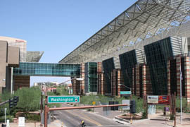 Mayor Greg Stanton says the expanded Phoenix Convention Center makes the Valley an attractive option for a national political convention in 2016.