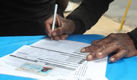 Thirty states, including Arizona, now require proof of identity at the polls. Cronkite News reporter <b>Liz Kotalik</b> has the story on the new voter ID changes and its effect on the 2012 election from Charlotte, N.C.