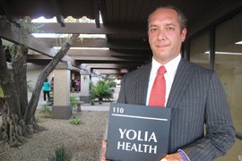 Alberto Osio, CEO of Yolia Health, says he was drawn to the Peoria BioInspire incubator because of its focus on medical devices and opportunities to network.