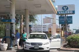 While gasoline prices in California spiked to over $5 a gallon recently, the average price in Arizona on Tuesday was $3.67 per gallon.