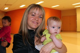 Mother Erin Eccleston says that toy safety is important to her because she has a 6-month-old daughter, Mayarae Updike.