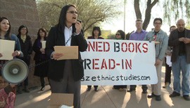 Students and teachers within the Tucson Unified School District will get the chance to speak out Monday about a proposed plan that could reinstate a controversial course banned from the school district. Cronkite News reporter <b>Lesley Marin</b> looks into how this plan could affect the courses taught in schools.