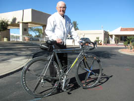 Sun Lakes resident Robert Prochaska said he wants more education for motorists about how to pay attention to bicyclists. He was left temporarily paralyzed in 1997 when a driver turned left in front of him while Prochaska cycled through an intersection.