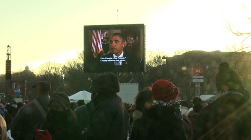 In Washington, Cronkite News reporter <b> Vaughn Hillyard </b> made it his mission to find fellow Arizonans celebrating President Barack Obama's second and last presidential inauguration.