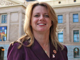 Rep. Kelly Townsend, R-Mesa, authored a bill that would require schools to obtain parental consent before using isolation or seclusion rooms.