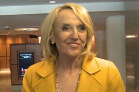 Arizona Gov. Jan Brewer said she skipped a White House dinner last year because there was more pressing business she had to attend to for the state, but made a point of scheduling the dinner this year.