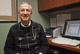 Dr. William Firth, an internist at Wickenburg Community Hospital Clinic, said working in a rural area has its own rewards. Wickenburg is among areas in Arizona that have shortages of doctors.