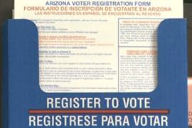 Arizona requires proof of citizenship for someone who registers to vote using a state form. But courts have said federal registration forms - which require a statement of citizenship, but not proof - trump the state standard.