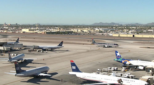 Officials from US Airways and American Airlines were back on Capitol Hill to reassure lawmakers that a merger of the two companies would not harm competition or consumers.Cronkite News reporter <b>Jessica Goldberg</b> has the story.