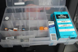 See different perspectives on climate-controlled drug boxes in ambulances in this audio slideshow.