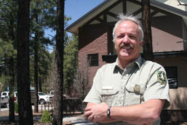 Coconino National Forest fire information officer Dick Fleishman says the definition of an average fire season in Arizona has changed since he started with the U.S. Forest Service 33 years ago. Drought and forest density have contributed to that change, he said.