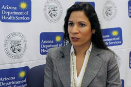 Claudia Sloan, communications director of the Arizona Department of Health Services' Bureau of Behavioral Health Services, explains the origins of Mental Health First Aid in the state.