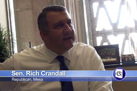 Sen. Rich Crandall, R-Mesa, discusses the challenges of dealing with concussions among high school athletes.