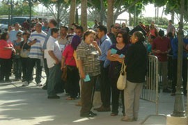 Organizers of a recent job fair in Yuma said a record 1,745 job seekers turned out for the event at the Yuma Civic Center, in addtion to more who applied online for some of the posted jobs.