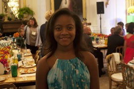Haile Thomas of Tucson, last year's recipe winner from Arizona, had a featured role at this year's White House event honoring kids from around the country for their healthy lunch recipes.