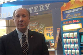 Arizona Lottery Executive Director Jeff Hatch-Miller discusses the reasons behind record-breaking revenue for fiscal 2013.