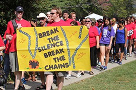 Hundreds atteneded and marched at the Stop Modern Slavery rally in Washington, D.C., last weekend.
