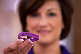 Organizers of Paint Phoenix Purple are using bracelets and more to promote domestic violence awareness during October.