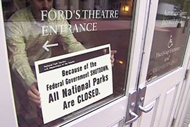 The federal government shutdown from Oct. 1 to 16 meant the furlough of about 800,000 federal workers and the closure of many government offices and sites, including all the national parks.