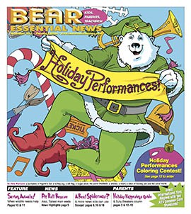 The cover of a recent edition of Bear Essential News for Kids.