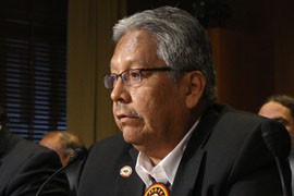 San Carlos Apache Tribe Chairman Terry Rambler said a proposed copper mine near Superior sits on sacred land to his tribe, which opposes the project as a matter of religious freedom.