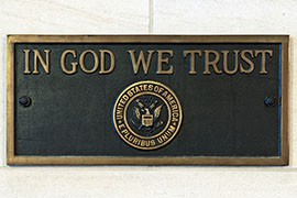 Despite increasing tolerance of the nonreligious, almost all members of Congress claim to belong to a religion. Congress' history of religious affiliation is on display in this plaque, one of two at the Longworth House Office Building and the Dirksen Senate Office Building.