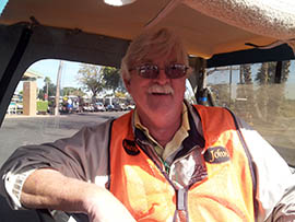 John Dockham of Sun City says he'd prefer to drive his golf cart on a paved shoulder when one is available because of the danger from carts. But he's wary that Maricopa County sheriff's deputies last summer handed out tickets to those doing so.